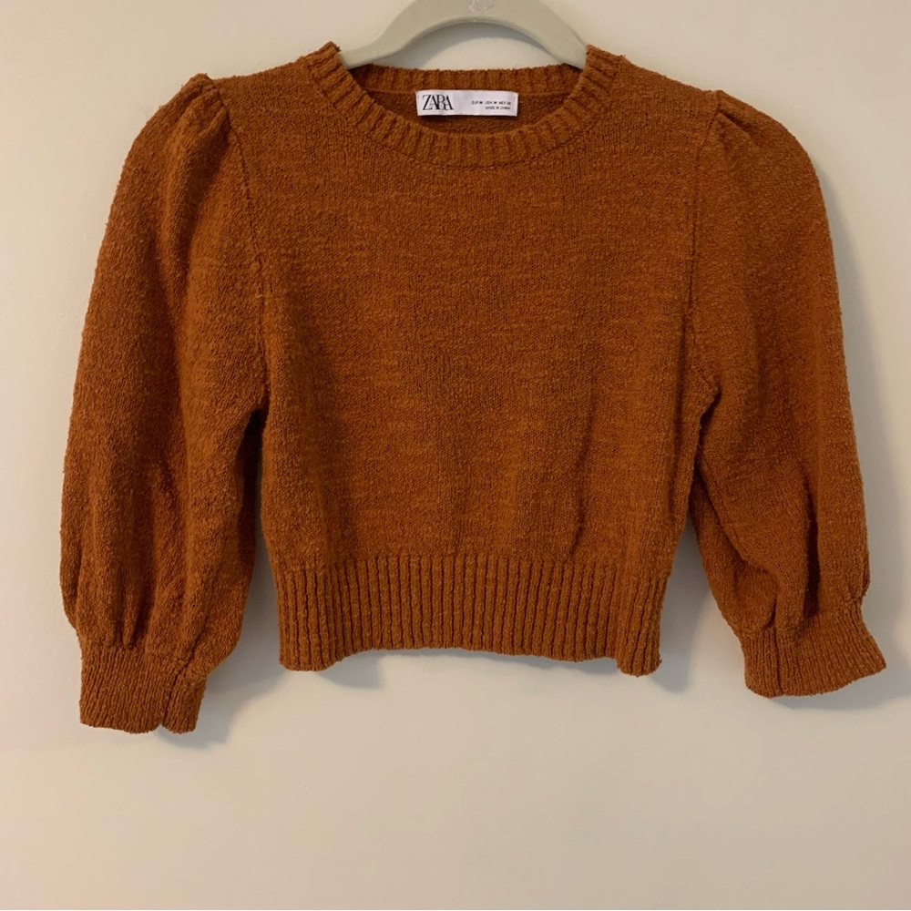 Zara Women's Orange Sweater